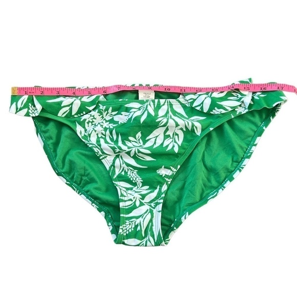 🆕 Profile by Gottex Modern Leaf Tropical Ruffle Bikini Bottom - Picture 6 of 6